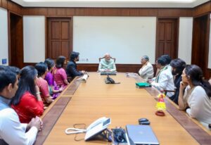 Sobhita Dhulipala Instagram - Profoundly thankful to Hon’ble Prime Minister @narendramodi ji for today’s meeting at Parliament House. It was an honor to present ‘Akkineni Ka Virat Vyaktitva’ by Padma Bhushan awardee Dr.Yarlagadda Lakshmi Prasad, a tribute to ANR garu’s cinematic heritage. Your recognition of his life’s work is a treasured affirmation for our family, fans and the Indian movie lovers. 
#ANRLegacy #IndianCinema
#ANRLivesOn 

PS : Anyone who knows me knows how much I adore kondapalli bommalu (dancing dolls), their memories trace back to my childhood years in my grandparents’ home in Tenali. So happy to be able to gift him one, and to find that he knows all about this old handicraft and its nativity to Andhra Pradesh :)♥️