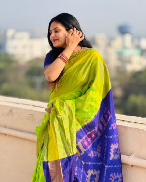Sradha Panigrahi Instagram - Wearing this beautiful saree from @odisha_fashion8093 ❤️