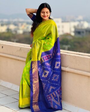Sradha Panigrahi Instagram - Wearing this beautiful saree from @odisha_fashion8093 ❤️