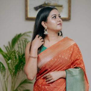 Sruthy Suresh Instagram - ♥️✨ saree: @sahasra.in ✨