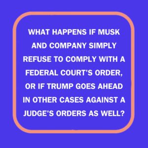 Stacey Abrams Instagram - Trump and Musk are defying court orders, undermining our democracy. DOGE operatives are wreaking havoc in federal agencies, ignoring legal checks and balances. On last week’s Assembly Required, we dissected Musk’s infiltration of the Treasury and the perilous path ahead if the courts can’t rein them in. Tune in at the link in bio.