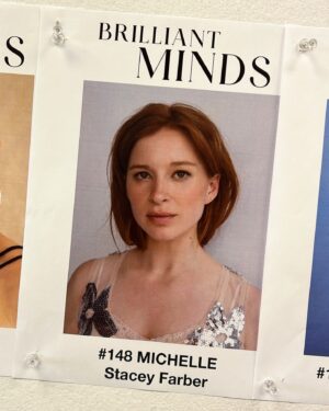 Stacey Farber Instagram - We love Michelle and acting opposite @alex_macnicoll. ❤️ Tune in Monday at 9/8c for the emotional two-hour season finale of Brilliant Minds on NBC! 

Lives (fictional) are on the line. Don’t miss it. 🎬💫 #brilliantminds @nbc