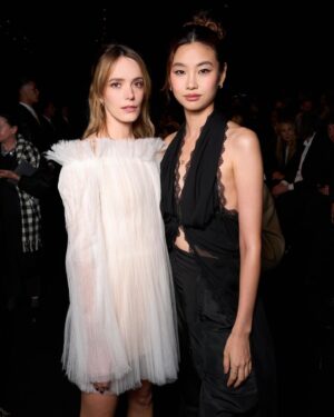 Stacy Martin Instagram - More Paris, more @nicolasghesquiere and more @louisvuitton ❤️❤️