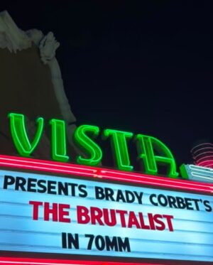 Stacy Martin Instagram - The Brutalist by Brady Corbet screening in Los Angeles at the one and only @vistatheaterhollywood ❤️