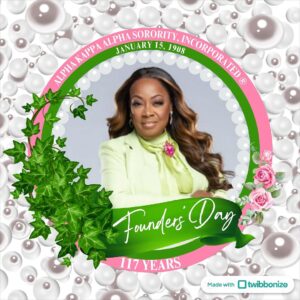 Star Jones Instagram - 🌸✨ Happy Founders Day to Alpha Kappa Alpha Sorority, Inc.! ✨🌸 

Today, as we celebrate the incredible legacy of our founders, I reflect on the profound impact this sisterhood has had on my life over the past 44 years. Joining AKA as a teenager was undoubtedly one of the best decisions I’ve ever made. 🩷💚

The values of sisterhood, service, and scholarship that our founders instilled in us continue to inspire and guide me every day. I am grateful for the countless friendships, memories, and opportunities for personal growth that this sorority has provided. 

Here’s to honoring our past, celebrating our present, and looking forward to a future filled with even more achievements and sisterly love. 💖 

#AKA #FoundersDay #Sisterhood #Legacy #Gratitude