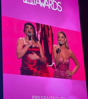Steph Tolev Instagram - What a wild night hosting the @avn with such a badass group of gals!!! Had myself a real nice time everyone in the business is beyond nice and supportive!! #avn #avnawards #vegas #lasvegas #host