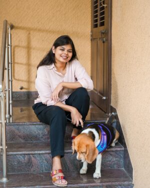 Subhalaxmi Parida Instagram - needed some photos for the search party as he plans his next escape through the gate ✨🙂

Shirt @oziss.in 
Trousers @marksandspencerindia 
Footwear @koblerrshoes 

🐶 @bigilsaar ✨
