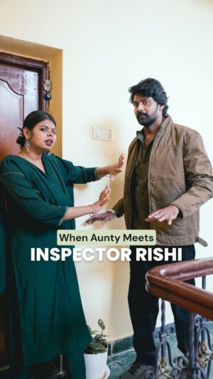 Subhalaxmi Parida Instagram - No better investigators in this world than our Pakathu Veedu aunty ✨
 Do Watch “Inspector Rishi”, now streaming on Amazon Prime! 
#comedy #tamilreels #relatable #neighbouraunty #aunty #tamilactress #tamilcinema #thecheekydna