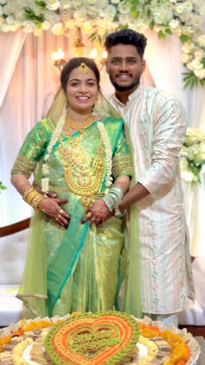 Suhana Basheer Instagram - Two hearts beating as one, and a family’s love multiplying. Here’s to this magical milestone! 🍼💖 

#7monthceremony #pregnancyjourney #babycomingsoon #momtobe #basheerbashi #mashurabasheer #brotherinlaw #sisterinlaw