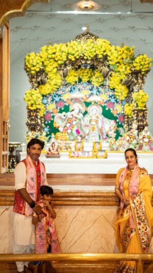 Suja Varunee Instagram - HARE KRISHNA HARE KRISHNA HARE KRISHNA 
HARE HARE ✨️ 
HARE RAMA HARE RAMA RAMA RAMA HARE HARE 🙏

We as a family are blessed to spread the glory of LORD KRISHNA 🙏 
This is a crowdfunding initiative for the construction of the iconic "WORLDS TALLEST TEMPLE" 🛕 for LORD SRI KRISHNA 🙏
Presenting to you all VRINDAVAN CHANDRODAYA MANDIR ✨️
This is a SQUARE FEET CAMPAIGN,  where you can donate per square feet for just 2100/- RS only.

This is not a paid or forced campaign!
Spreading the glory of LORD SRI KRISHNA & an opportunity for you all to become a part of this is an eternal blessing at these times.

The world has gone dark and the period of KALKI is born , we can all do something good 👍 
I'm sure it will be a wonderful & positive start for all of us ✨️🙏
Will share the bank details below so you can be a part of building this WORLDS TALLEST TEMPLE 🛕 

A MUST VISIT TEMPLE "VRINDAVAN CHANDRODAYA MANDIR "❤️ LINK IN BIO ❤️🙏

Account name : VRINDAVAN CHANDRODAYA MANDIR TRUST
Account number: 923010009969200
IFSC code: UTIB0002903
Branch: Axis bank, Gurudronacharya

#reelitfeelit #sujaverified #positivevibes #family #lordkrishna #krishna #krishnalove #radhakrishna #krishnaconsciousness #vrindavan #vrindavanchandrodayamandir #crowdfunding #worldstallesttemple