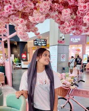Sunaina Basheer Instagram - A little pink for the soul.💗🦋