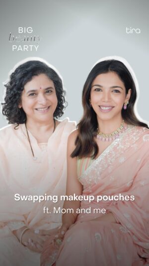 Supriya Pilgaonkar Instagram - Went from stealing mom's makeup to sharing our routines before I knew it🧚🏻

Tira's #BigBeautyParty is back, and I’ve stocked up on all my beauty essentials. Head to @tirabeauty to grab your favourites!

Enjoy up to 50% off plus an extra surprise with my coupon code "SHRIYA600."💌

Add to cart : 🛒

⁠Laura Mercier: Free gifts on every purchase
Lakme: Up to 50% off
Anastasia Beverly Hills: Up to 40% off
By Terry: Up to 40% off
M.A.C: Free gifts on purchase.
⁠L'oreal: Up to 50% off
⁠
#TiraBeauty #ForEveryYou #Ad

[Tira Beauty, Big Beauty Party, Festive Sale, Beauty Picks]