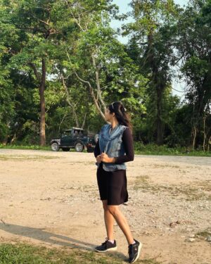 Surabhi Hande Instagram - 🫶🏻 #kaziranga 🦏 #junglesafari #love 
#hollydays #animallover