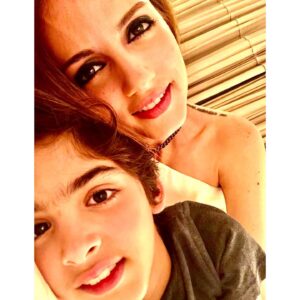 Sussanne Khan Instagram - Note to my Son… Don’t be eye Candy 
Be..Soul Food 

People will stare, 
Make it worth their while. 🤍

#2023comingrightup #Ridzaat7 #igotalumpinmythroatcauseyourmine