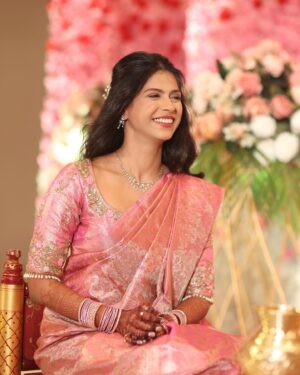 Swarda Thigale Instagram - Looking back at the blessing showered upon us by universe…Shakti found her Shiv 🔱 

#engagement #shivshakti #love #blessed 🧿