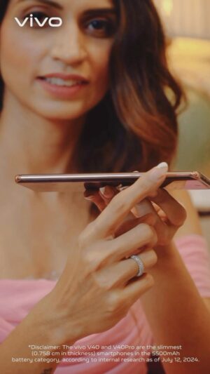 Swati Gandhi Instagram - Step into a world of premium design with the new vivo V40e. Slim, sleek and crafted for those with a regal taste.

@vivo_karnataka 
#vivoV40e #PortraitSoPro #10Yearsofvivo #vivokarnataka