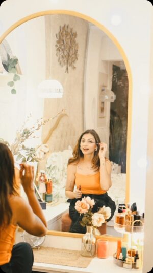 Swati Gandhi Instagram - Is your vanity a disaster and your wardrobe a war zone? 😫 
Trust me, I’ve been there! But with the expert touch of @tidyblueprints, my space (and life) just got a whole lot more organized. ✨ 
Turn your chaos into calm with help of professional organizers at Tidy Blueprints. Reach out to them at 6362201675📱 
Let Tidy Blueprints bring order to your life! ✨ 

#OrganizeYourLife #TidyBlueprints #HomeOrganization #VanityGoals #WardrobeMakeover