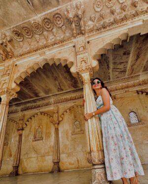 Swati Gandhi Instagram - Lost in the grandeur of City Palace Udaipur. Every corner tells a story. 🏰✨ 
#myswatitude
#RoyalElegance
[myswatitude, swati gandhi, city palace udaipur, udaipur, Rajasthan, history, forts, palaces, royal, historic charm, visit Rajasthan, travelgram, travel india, indian blogger, Bangalore blogger, bangalore influencer]