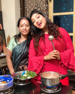Syamantha Kiran Instagram - Happy 60th birthday CHUMMY🙃!! It’s been a tireless journey for u so far! Time to sit back and enjoy ur retirement!! My childhood memories remain being POSSESSIVE OF U, and asking CHUMMY MAARI IRUKENNA🙃.. I wish I could have half of ur mental strength and patience!! Like I always say ur a pain sometimes for the trivial things, and the understanding pillar in the most difficult times! To the woman who taught me the Mantra MINJI PONA ENNA , PAATHUKALAM!! ❤️ To the  Woman in trend…Happy birthday ❤️