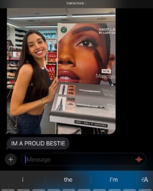 Sydney Martin Instagram - 2025 Sydney sightings🥰 @hauslabs @sephora 

#HausLabs #Sephora #beautymodel #cleanbeauty #mascara #wilheminamodels #makeupideas #cosmetics