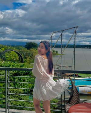 Sylvia Kim Instagram - welcome to my kubo cottage🏡🎍😆🫶 new upload!!!!
#bulacan #sanrafael #adventure