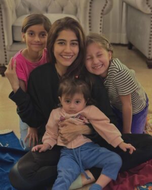Syra Yousuf Instagram - My favourite gals 🩵💜💛
My Galentine 💖