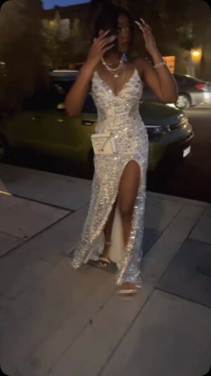 Tacarra Williams Instagram - This was the look that @wh0skc wore to her prom in 2023 !!!🥰🥰