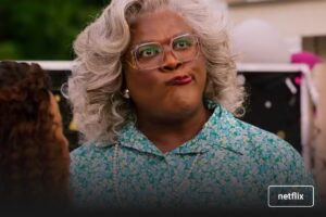Taja V. Simpson Instagram - Hellur from the Bahamas! Y’all ready for a funny movie ?!!!!!
Madea and her family are back. Don’t miss Madea’s Destination Wedding, coming soon to Netflix. 

MADEA’S DESTINATION WEDDING 
Brian and his ex-wife Debrah (ME) are shocked to learn their daughter Tiffany is engaged to a rapper she met on a yacht—and the wedding is in two weeks. Madea and her crew head to the Bahamas, stirring up chaos and heartwarming fun. 

#NextOnNetflix #tajavsimpson #mdw