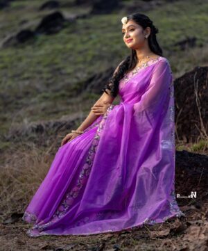 Tanvi Rao Instagram - 🌸🌸

Shot for, saree by @sankalpa_angadi 
Photography- @photograph_by_nv 
MUAH- @elegant_glaze 
Styling- @sahanastylediary 
Floral art- @floral_art_by_nidhi