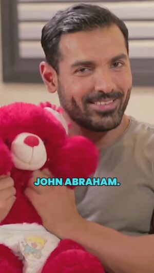 Tara Sharma Instagram - @thejohnabraham a v HBD! Loads of good wishes and 
love from us all .. #thetarasharmashow snippet of you making fun of me haaha and very sportingly putting a diaper on a teddy bear! Yep you read that correctly haaha! My first guest on season 4 and one call and you so kindly accepted my invitation. I have always been grateful for that. Thank you. From all the fun shooting for our #film #Saaya to this and the few meetings in between, our common love of #fitness , trying to save our coast with your brother Alan, whose kids you sweetly mention here @abrahamjohnarchitects and more, though we don’t meet much I’m thankful to call you a friend. Link to longer chat on our @youtubeindia @youtube @youtubecreators in story swipe up and in bio. Onward and upward for us all touch wood😀❤️🧿. PS I don’t say hiii like that! Or do I? Haaha! And @tarun_mansukhani thanks to you too for giving me his new number and haaha the #dostana reference was serendipitous! #happybirthday #johnabraham 
#staysafe