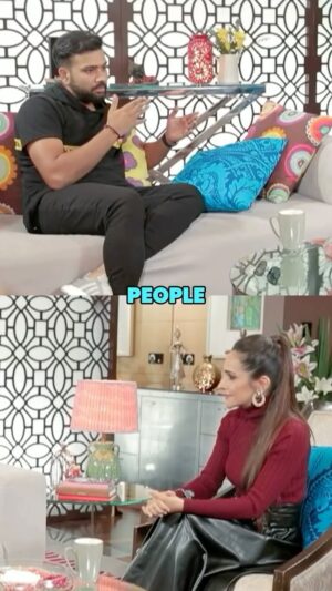 Tara Sharma Instagram - Snippet of some Interesting views shared by fab 
@rohitsharma45 on #thetarasharmashow … 🏏❤️🧿 Link to short in story swipe up and full episode on our YouTube channel #staysafe