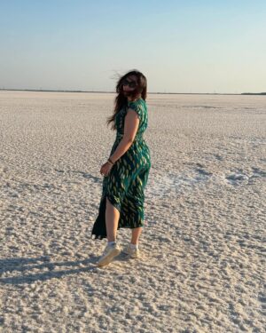 Tejaswini Lonari Instagram - Drifting through the void, where the horizon is a mirage and time dissolves into echoes. A dream? A memory? Or just the abyss calling me home…
#vibes #rannofkutch