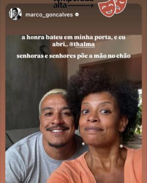 Thalma de Freitas Instagram - Voltei? 

Saudades do Seu @mateusaleluia 

@ottomatopeia & @pedrosa72 💜💜

@marco_goncalves é um excelente fotógrafo

@_domenicolancellotti_  @kassin.co eu e @marcuspreto nos idos de 2000 e poucos, Rio de Janeiro estúdio be Happy. ( ou seria o Backstage do Circo Voador?! ) 

Nhoin ❣️

‘THALMA&HELOISE’ @heloferreiraviolao 
No aniversário da @casalaudelinamelo ✊🏾

Fotos @carolinebittencourtfotografi 🤩
MUA @norimeke 
Styling @isadoragallas 

PS. 
Sigo em pleno processo criativo 🎭
para consumo próprio troquei o Instagram pelo @rodeodotclub #nft 
O capitalismo está morto , viva o tecno feudalismo
O algoritmo está nos programando 

Respire fundo