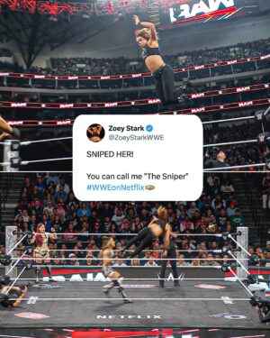 Theresa Serrano Instagram - We still can't get over this move from @zoeystarkwwe 👏