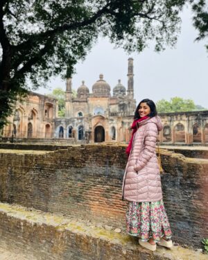 Tiya Sircar Instagram - Closing out 2024 in magical, mystical India. Spent a glorious few days in Calcutta/Kolkata— the City of Joy— visiting family and reconnecting with my roots. Visited the holy and ancient city of Banaras/Varanasi for the first time. Experienced sunset aarti on the banks of the Ganges River. Explored Sarnath, the birthplace of Buddhism where Buddha gave his first sermon to his 5 disciples. Currently feeling pretty lucky in the princely city of Lucknow, stuffing myself with Awadhi food like a proper Nawab of Awadh. 😏 Then just a few more stops before I head home. 🇮🇳—> 🇺🇸 

This past year…well, it’s been…complicated. Loss, heartache, worry, and stress (sooo much stress 🫠). But also joy, adventure, laughter, and new beginnings. Though I feel apprehensive about what 2025 may have in store for all of us, I’m wishing you all a very happy and healthy new year. In the coming year, I hope we embrace all that life has to offer, conquer our fears, and reach exciting new heights. Much love to you all! Here’s to 2025 being full of the best kind of surprises! 💛✌🏽🎇