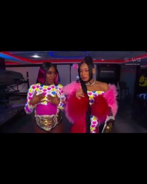 Trinity Fatu Instagram - Whew Chile! We had a great night last night! 
Another #EliminationChamber qualification!!! AND we FINALLY got some long awaiting news about this overdue investigaton! #innocent
Now we can go take care of some business at #WWERAW and #EliminationChamber!

We feeding y’all with the content so yall better scroll on All 19 slides! 👀

#ESTofWWE #Naomi #Smackdown