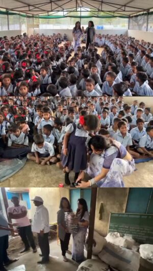 Trupti Bhoir Instagram - 24/7 🙏 My Foundation @shelterfoundation6 working for betterment of underprivileged 🙏 Stand by me, as we create a legacy ❤️ #newyear #event 🤍 8th of January 2025 🤝💫 #shoes #distribution for  #schoolstudents #underprivileged #vavar #palghar #jawhar #rayatschool 🙏 Thankyou @hopeblit @ruhealz for your Contribution