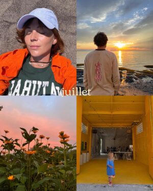Vanessa Pilon Instagram - Trouver la beauté dans le rude. 
Ralentir pour remarquer les teintes plus subtiles.
Toucher le grandiose du bout des doigts.
Arroser le sol de nos larmes et y voir des fleurs pousser. 

Merci 2024. 🌷