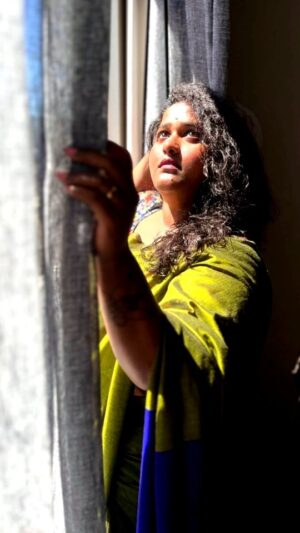 Vanita Kharat Instagram - सैयां 😌🌹
.
.
.
.
.
.
📸 @namrata_rudraaj 

Beautiful saree by- @that.thing.called.love_sarees ❤️😍