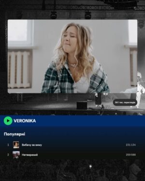 Veronika Kovalenko Instagram - Рік назад ми запустили рубрику «Новоспечені» та кожен місяць намагаємось тебе знайомити з цікавими артистами, яких варто почути!

Сьогодні знайомимо із @veronika.kovalenko_official — артистка, пісні якої 100% западуть у твоє сердечко. 

Гортай допис! Пиши кого хочеш ще побачити у цій рубриці 🫶🏻