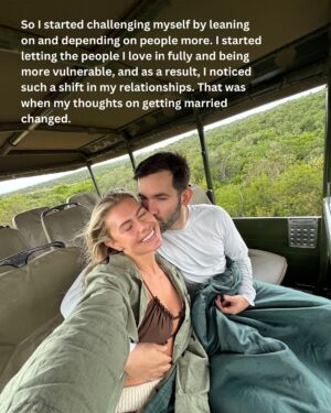 Victoria Spence Instagram - I share this knowing there are more of you out there who are too scared to love with your whole heart because you're scared of how much it will hurt if somebody breaks it. & I don't just mean partners, I means friendships and practically everyone you meet. 

& the truth is, people will do you wrong and break your heart, and leave when they promised they never would, but if you close your heart because you're scared of those people, you'll miss out on the ones who are here to stay. The ones who want to love you with their whole heart through the good, bad and the ugly.

Healing this part of me and learning to say I need people, has been a hard journey, but its been worth it🫶🏻 #avoidantattachment #engagement #love