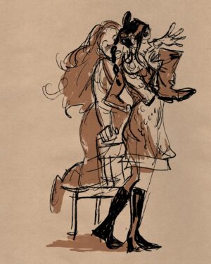 Victoria Ying Instagram - Life drawing with @sketchxsketkh featuring @rachelstinger and @olivia_c_schultz 

So good to be in person and meeting new people 

I know what I said about Meta, but I want to stay and support community. I’ll make sure never to click an ad!!