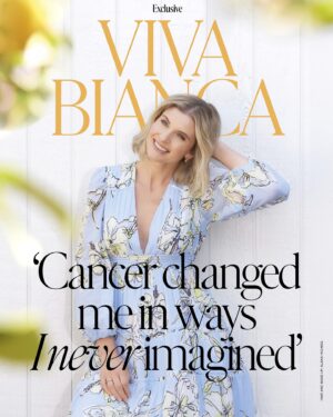 Viva Bianca Instagram - While I consider myself a mostly private person, I decided to tell my breast cancer story in a public way not because I need sympathy or any more support, but because I want to make visible that such a scary thing can happen to anyone - and that breast cancer in particular is increasingly effecting younger women. I want to participate in the conversation so that a major health issue that affects approx. 1 in 8 women and that is the most common women’s cancer, doesn’t hide in the shadows of our collective awareness. 

Check your breasts. Regularly. And if you have any family history of breast cancer (even just 1 blood relative, which was the case for me), talk to your GP about genetic testing. 

I was pretty nervous to share my story. But within moments of having the @womensweeklymag editorial team in my home, my apprehensions were put to rest. Thank you @smethurst.sue and the editorial team for for being so lovely and for capturing the light at the end of the tunnel - and the light in me. I had lived through some awfully ugly days. But on this day, I felt pretty. 🌸🌸🌸

Pick up your copy of this month’s #TheWeekly, in stores and on sale now. 

Photography: @lana.landsberry 
Styling: @lillyveitch 
H&MU: @alanajholmes 
Words: @smethurst.sue 

And a special shout out to the volunteers and staff doing important things at @think_pink_foundation #Counterpart @lookgoodfeelbetter @bcnapinklady and @mcgrathfoundation . I can’t tell you how much your work impacted my life 🩷🙏🏼

#breastcancer #breastcancerawareness #breastcancersurvivor