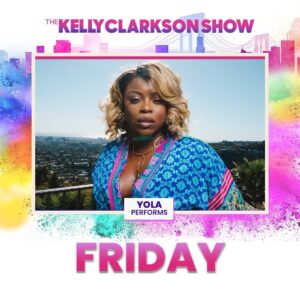 Yola Instagram - See you tomorrow m’doves 😇💅🏾 Check your local listings for times @kellyclarksonshow