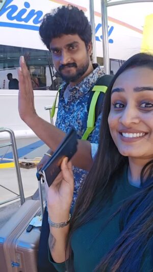 vj Santhiya Instagram - Ratchasi 👩‍❤️‍👨🥰😍 @aval_santhiya 

#malaysia #avalsanthiya #family #trip #love #familytime #johor #ferry #enjoylife #naturelove #love #travel #lovetotravel