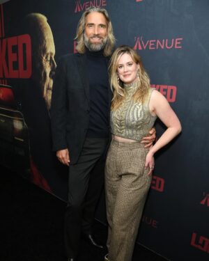 Abigail Hawk Instagram - Last night was a wild ride! Such fun celebrating Bill Skarsgård and Sir Anthony Hopkins’ latest flick - their performances were gripping and harrowing (Sir Anthony Hopkins gives a master class) - exposing our raw humanity. The cinematography was PHENOMENAL - spent my LIRR train ride home trying to decipher just HOW exactly many of the shots were accomplished. Director David Yarovesky was so delightfully adamant about Locked’s limited theatrical release and experiencing this thriller the way it is supposed to be seen - IN the theatre! Bravo, all! Indie film as it should be - unexpected and risky. Loved it. Enjoyed sharing the experience with one of my faves - @lukashassel and meeting Pennywise himself. 🤡 As always, thanks to @impact_ig for another fantastic and fun event!