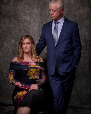 Abigail Hawk Instagram - American Gothic x Blue Bloods. Portraits by the talented @keithbarraclough at the Artios Awards. 💙
