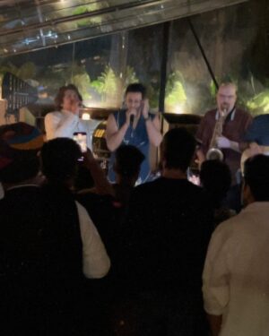 Aditi Singh Sharma Instagram - So fortunate to have you to look up to & to have your kind support. My heart was so happy last night seeing the entire place packed with love for you, Slim .. thank you for being such a world class artist & a world class human being. Happy Birthday @salimmerchant thank you for a heart warming evening. ❤️

Happy Birthday @ginobanksofficial ❤️
Happy Birthday @shankar.mahadevan @apekshadandekar .. missed you guys.