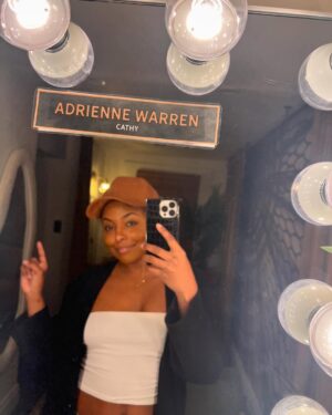 Adrienne Warren Instagram - CATHY MADE IT TO BROADWAY!!!!!

#techtime 
@thelastfiveyears