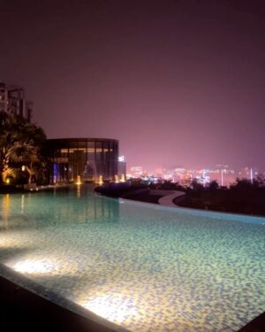 Adrija Ghoshal Instagram - Winter Soirée at Infinity Pool Bar 🍹@jwkolkata ✨